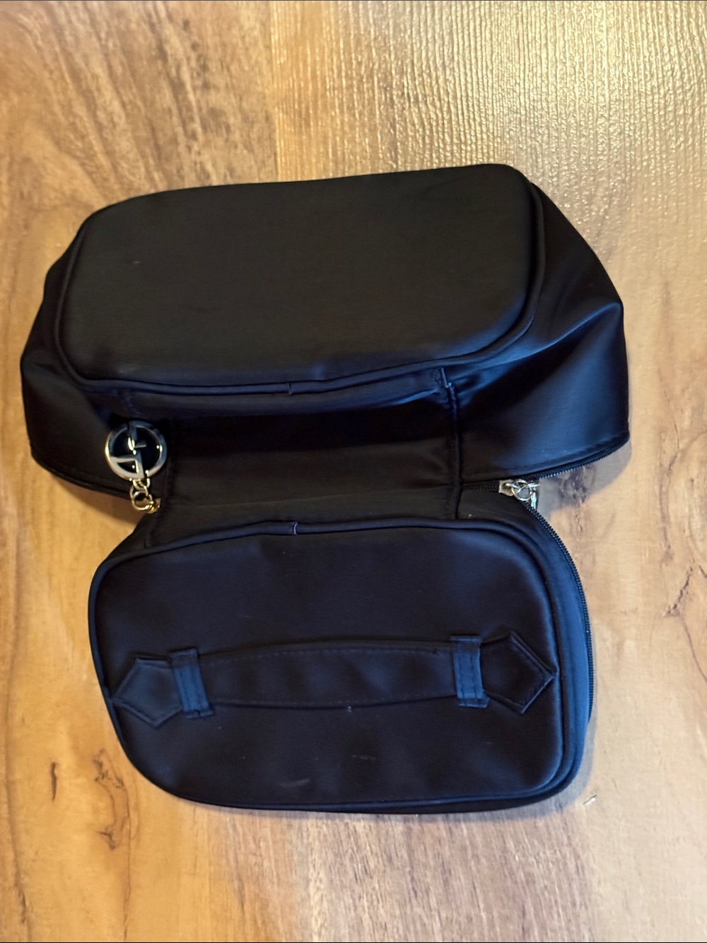 Black Giorgio Armani Travel Toiletry Bag